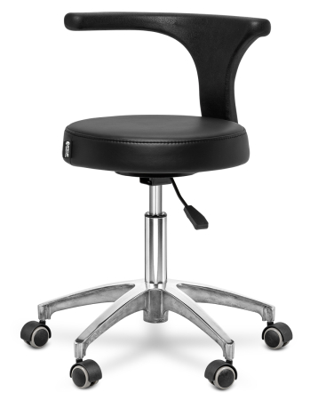 Стул ассистента с абдоминальным упором в мягкой обивке